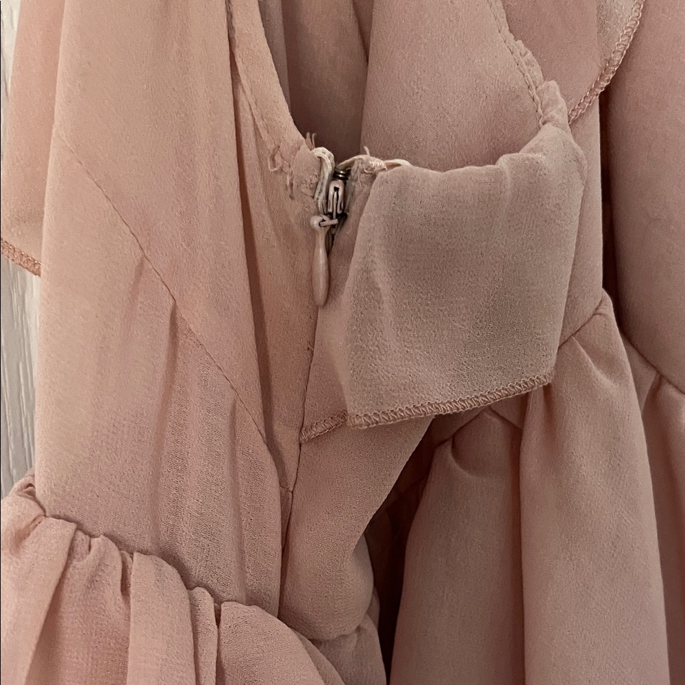 Cecico Peach Ruffle Blouse - Picture 3 of 4